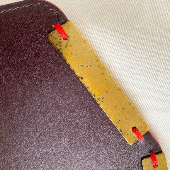 Lanvin Red Lizard Leather Miss Sartorial Wristlet/Clutch - Picture 3 of 14